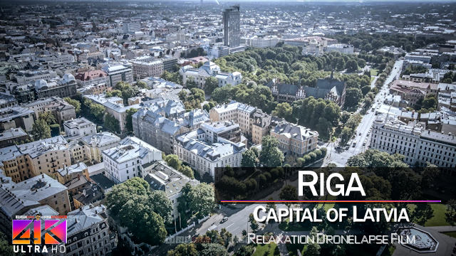 【4K】DRONELAPSE FILM: «Riga» | LATVIA 2021 | Cinematic Wolf Aerial™ Drone Hyperlapse Film
