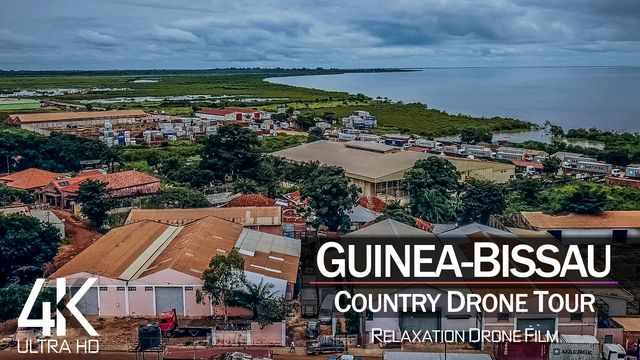 【4K】¼ HOUR DRONE FILM: «The Beauty of Guinea-Bissau» | Ultra HD | Chillout (2160p Ambi UHD TV)