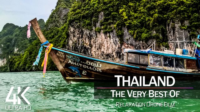【4K】½ HOUR DRONE FILM: «The Beauty of Thailand 2021» | Ultra HD | Chillout Music (Ambient TV) | 834