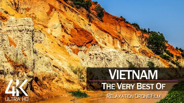 【4K】1 HOUR DRONE FILM: «The Beauty of Vietnam 2021» | Ultra HD | Chillout Music (Ambient TV)