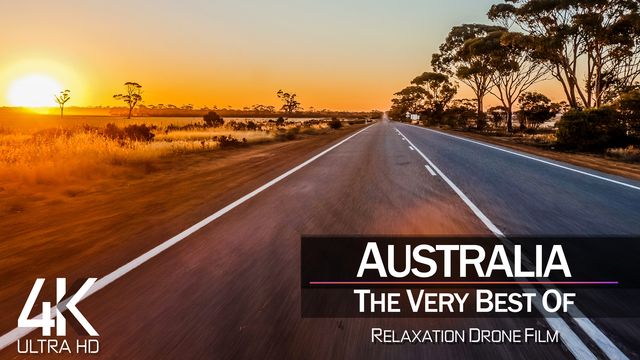 【4K】½ HOUR DRONE FILM: «The Beauty of Australia 2021» | Ultra HD | Chillout Music (Ambient TV) | 836