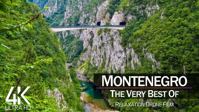 【4K】½ HOUR DRONE FILM: «The Beauty of Montenegro 2021» | Ultra HD | Chillout Music (AmbientTV)