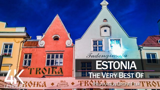 【4K】½ HOUR DRONE FILM: «The Beauty of Estonia 2021» | Ultra HD | Chillout Music (Ambient TV) | 858