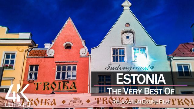 【4K】½ HOUR DRONE FILM: «The Beauty of Estonia 2021» | Ultra HD | Chillout Music (Ambient TV) | 858