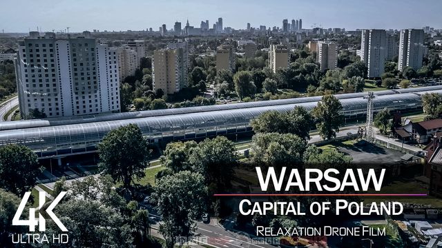 【4K】Warsaw from Above | Capital of POLAND 2021 | Cinematic Wolf Aerial™ Drone Film