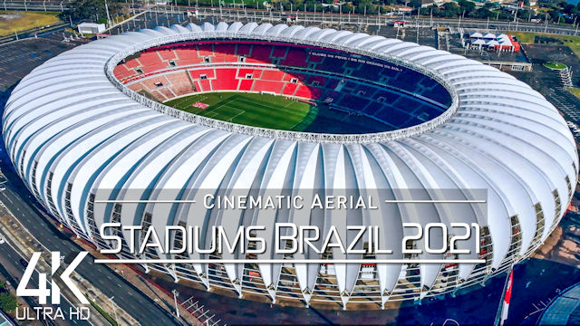 【4K】12 Stadiums of | BRAZIL Serie A + Serie B 2021 | Cinematic Wolf Aerial™ Drone Film