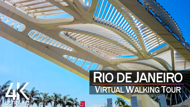 【4K 60fps】VIRTUAL WALKING TOUR: «Rio de Janeiro - Brazil 2021» | City Street Sounds Ultra HD