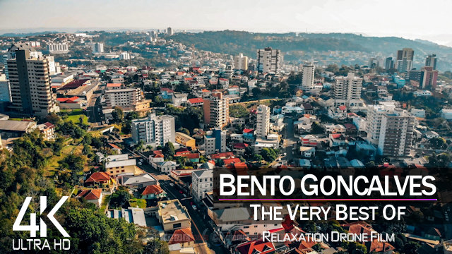 【4K】Bento Goncalves from Above | BRAZIL 2021 |