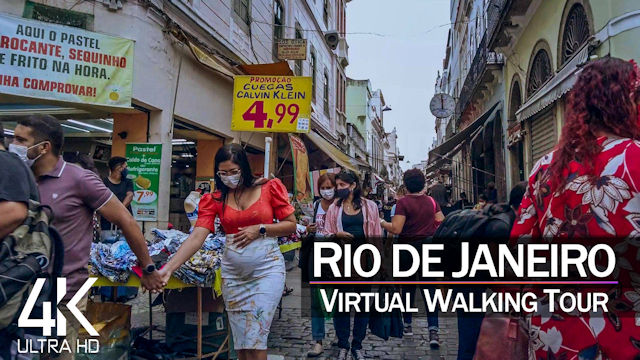 【4K】VIRTUAL WALKING TOUR: «Rio de Janeiro - Brazil 2021» | Binaural Sounds 2021-04-28 UltraHD