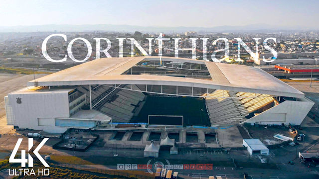 【4K】Arena Corinthians from Above | BRAZIL 2021 | Neo Quimica Stadium Cinematic Wolf Drone™ Film